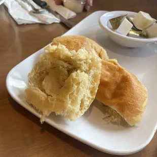 the rolls are under baked and flat