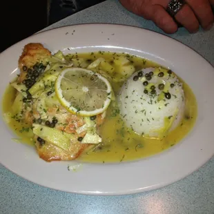 Chicken picatta yum!!!