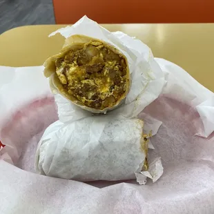 Chorizo and Egg Burrito