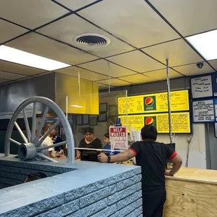 Front counter