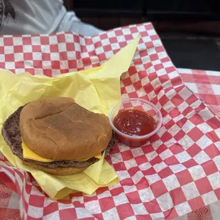 Chili burger