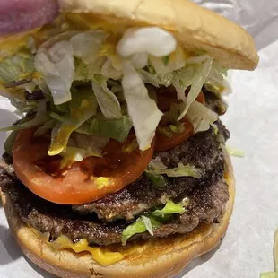 Double cheese burger