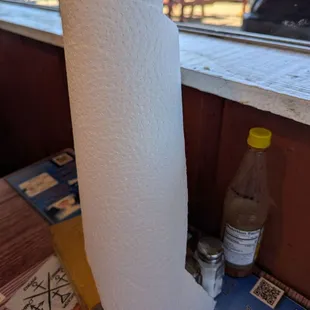 There's a reason they have paper towels on the tables