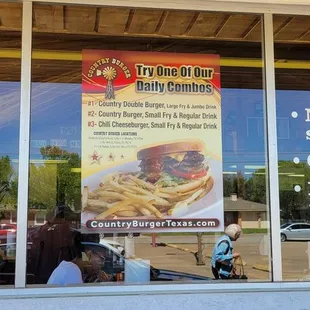 the front window of a restaurant