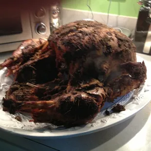 Fresh turkeys for Thanksgiving - yum!