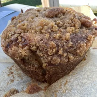 Banana Muffin with brown sugar top