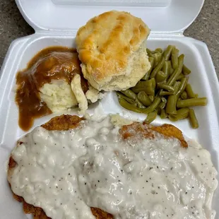 Chicken Fried Steak Dinner