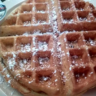 food, waffles