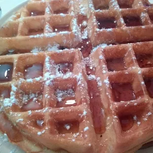 food, waffles