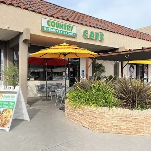 Lovely patio for great weather dining.