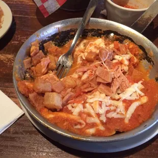 Chilaquilles w pollo!