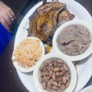 Grilled pork chops