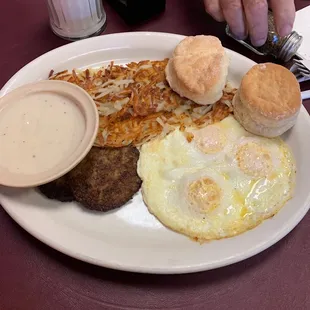 Man, I just love a good breakfast. Oh, pardon me, a good country breakfast!
