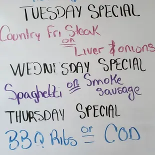 Specials