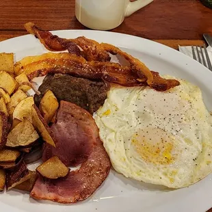 The Hillbilly Breakfast hit the spot.