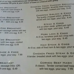Other breakfast plates