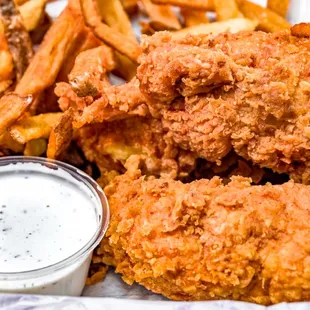 Fried chicken tenders