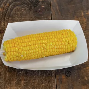Sweet corn on the cob