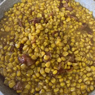 SWEET FRIED CORN.