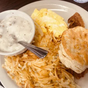 Country Club Breakfast (with sausage gravy, extra ~$1)
