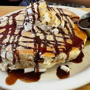 S'mores pancake