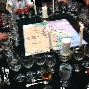 Private chefs dinner at the chefs table