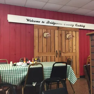 Entrance to Banquet room