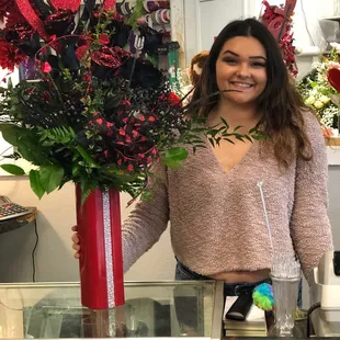 Getting my flowers from my favorite florist this Valentine&apos;s Day! Come get your flowers from Country Corner on the corner of 6th and Kern!