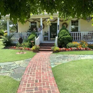 The cottage entrance