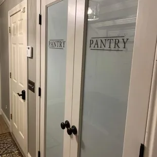 Custom made pantry doors