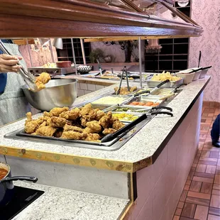 Regular buffet selection