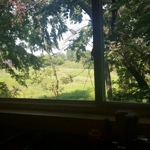 View of the backside of the restaurant