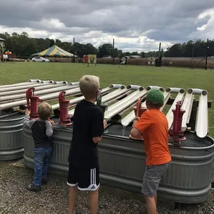 Ducky race attraction.