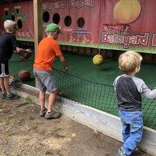 Ball toss attraction.