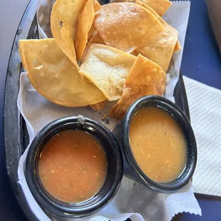 Chips and salsa were very tasty