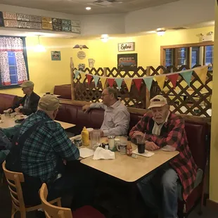 And more even with customers