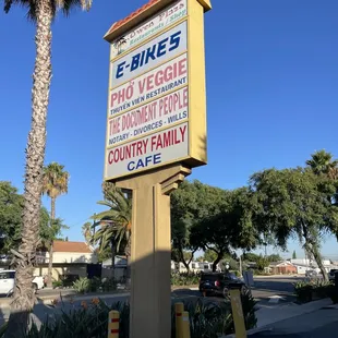 a sign for e - bikes