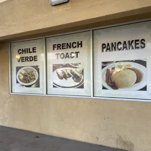 menus on the windows