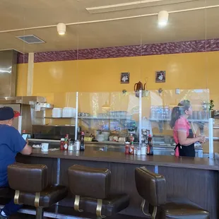 Blanca and counter service