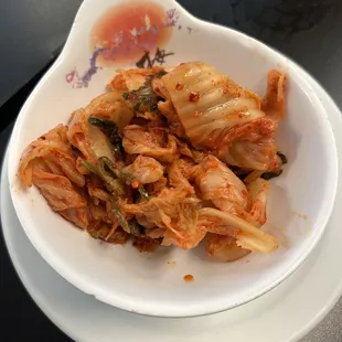 Side of kimchi - portion size was not very big