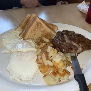 Steak and eggs special