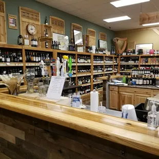 Beers on tap as well