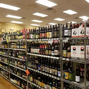 Beer for days! All kinds of selection from across the country
