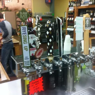 Growler Station with 8 taps of craft goodness!