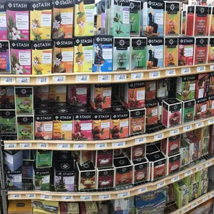 Tea Section - the largest selection of STASH brand tea I've seen