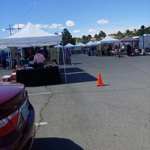 a car parked in a parking lot