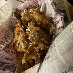 Butter garlic wings