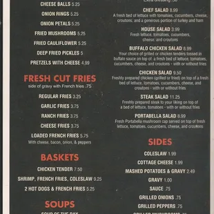 the menu for the first thing&apos;s first