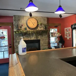 Inside the winery