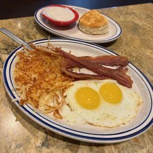 My favorite Breakfast combination. Perfectly prepared!